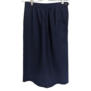 Lord & Taylor Evan Picone Petites Vintage Wool Pencil Skirt Sz 6P